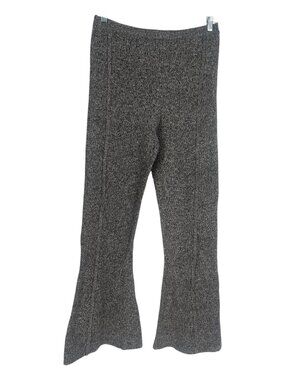 PrettyLittleThings Gray Marled Knit Flare Pants XXL Bell Bottom Lounge Boho Y2K